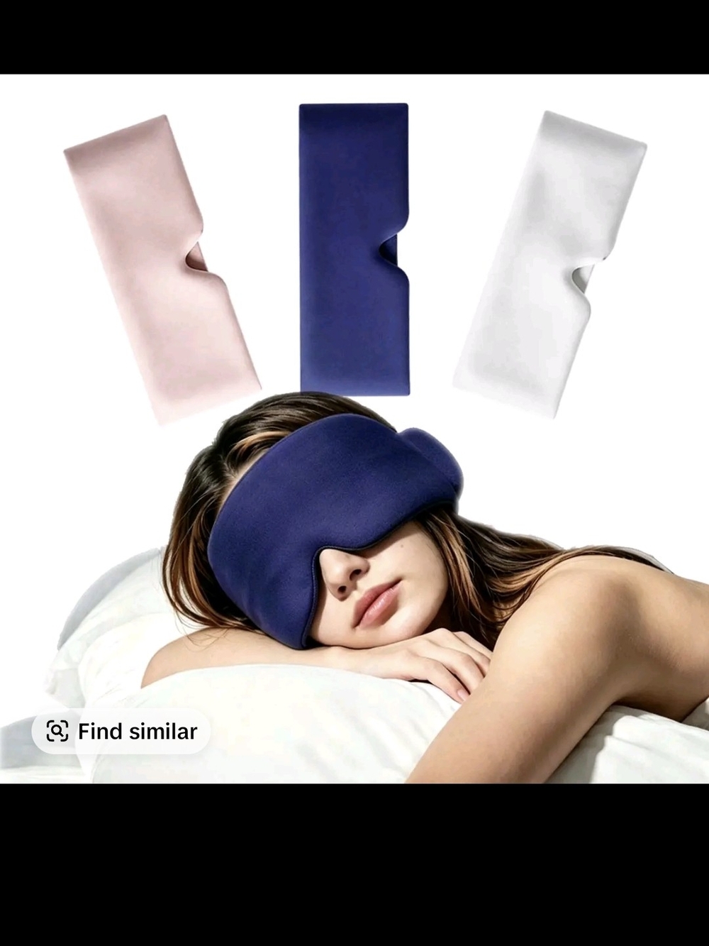 Weighted Sleep Mask In Blue Nwt